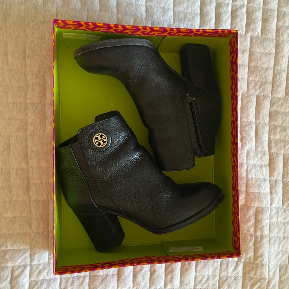 Tory Butch Black Booties